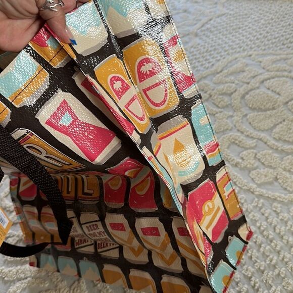 Blue Q Recycled Plastic Large Shopper Tote - Beer - Picture 5 of 16
